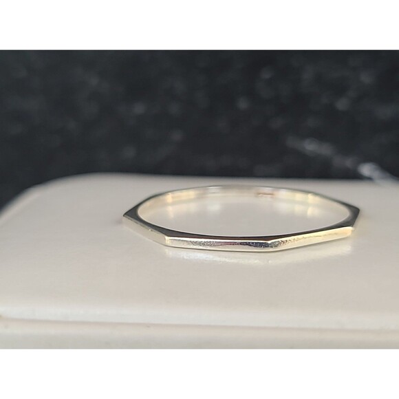 Pure Vida 925 Sterling Silver Edgy Band Ring, Size US 9.5 - Picture 3 of 10